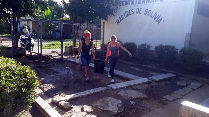 Alistan escuelas para reinicio de actividades docentes en zonas afectadas por las lluvias (+ fotos) Alistan escuelas para reinicio de actividades docentes en zonas afectadas por las lluvias (+ fotos)