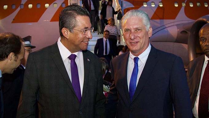 Presidente de Cuba llega a Francia con intensa agenda por cumplir Presidente de Cuba llega a Francia con intensa agenda por cumplir
