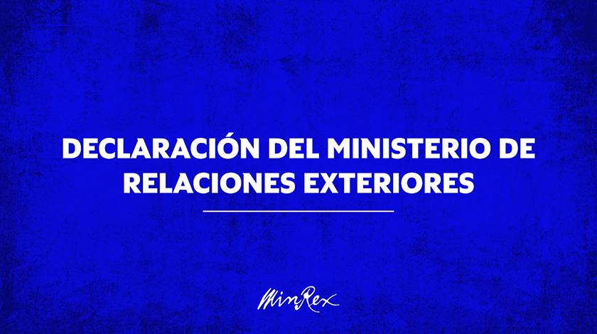 Denuncia el Minrex actos contra exponentes de la cultura nacional Denuncia el Minrex actos contra exponentes de la cultura nacional