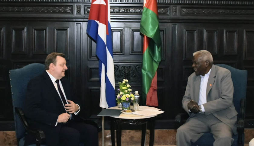 Dialogó presidente del Parlamento cubano con canciller de Belarús (+Fotos) Dialogó presidente del Parlamento cubano con canciller de Belarús (+Fotos)