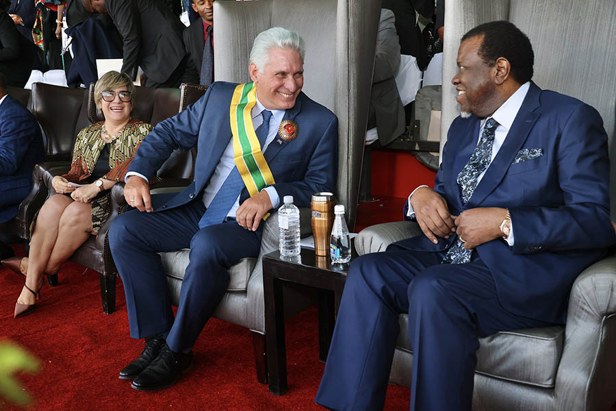 Destaca presidente de Cuba visita oficial a Namibia