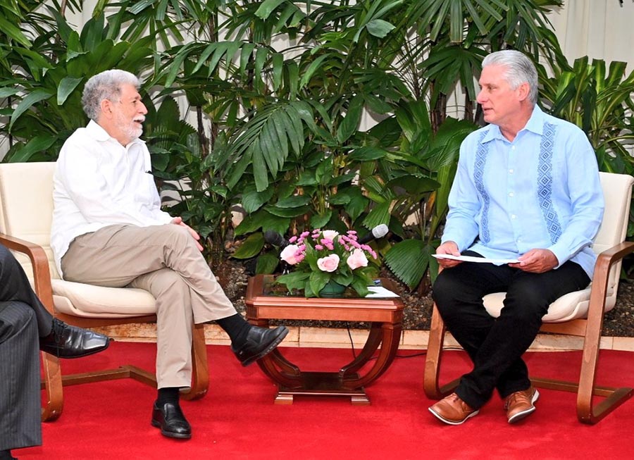 Recibió Díaz-Canel a Celso Amorim, asesor del Presidente de Brasil Recibió Díaz-Canel a Celso Amorim, asesor del Presidente de Brasil
