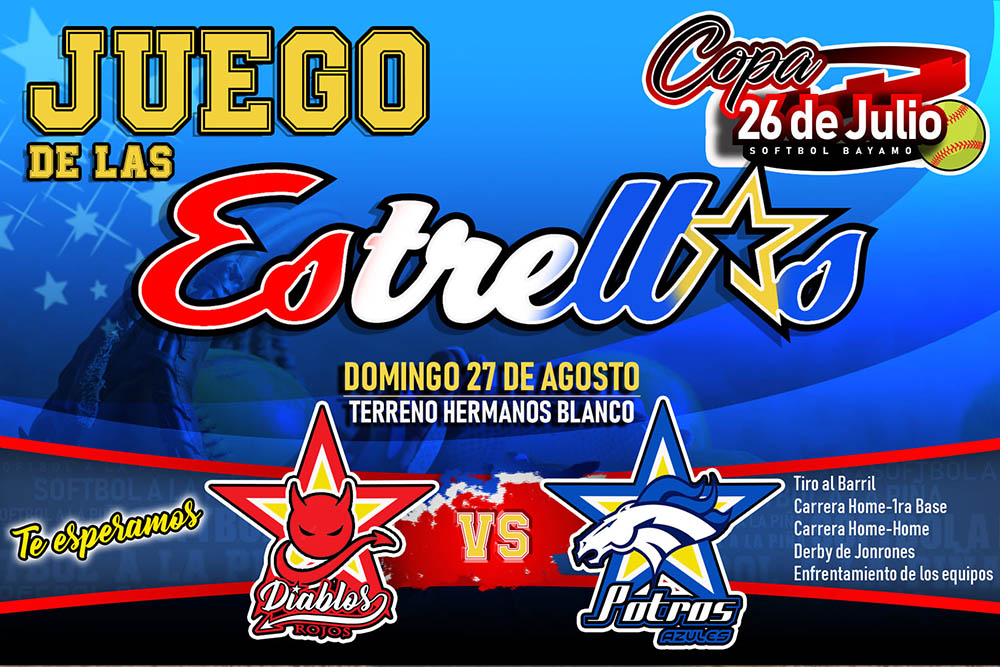 Fiesta de estrellas, en softbol a la piña Fiesta de estrellas, en softbol a la piña
