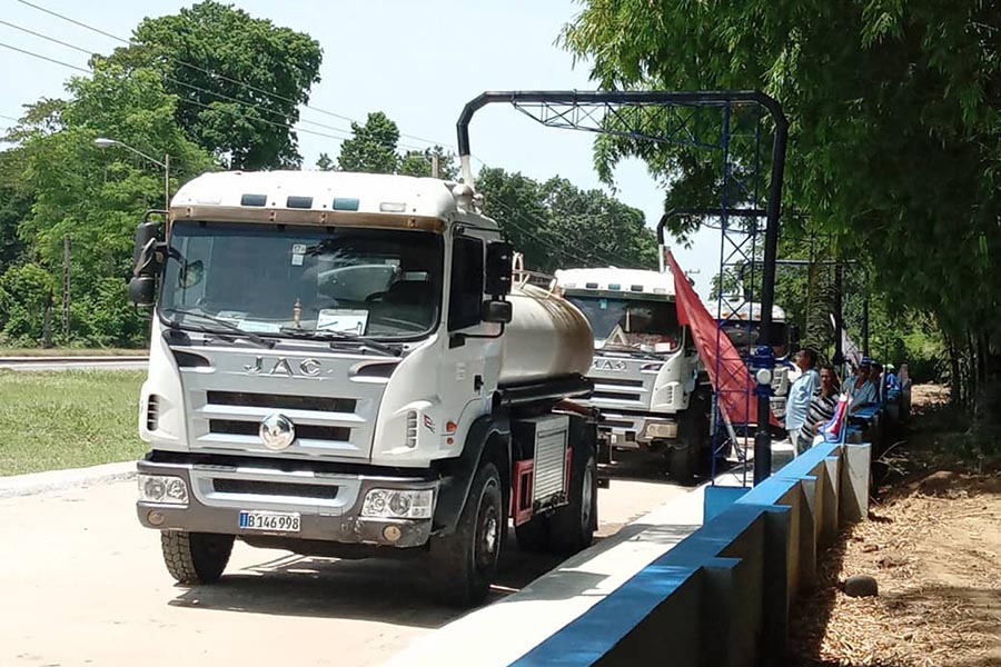 El bloqueo de EE.UU. impacta en el servicio de agua en Cuba El bloqueo de EE.UU. impacta en el servicio de agua en Cuba