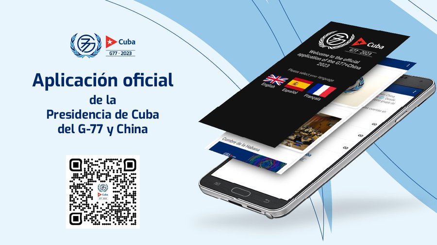 Dispone Cuba de aplicación para móviles sobre el G-77 más China Dispone Cuba de aplicación para móviles sobre el G-77 más China