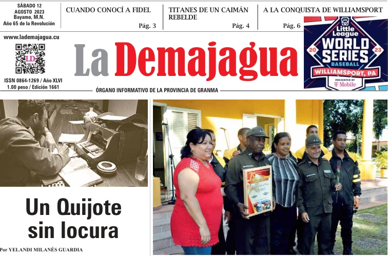 Edición impresa 1661 del semanario La Demajagua, sábado 12 de agosto de 2023 Edición impresa 1661 del semanario La Demajagua, sábado 12 de agosto de 2023