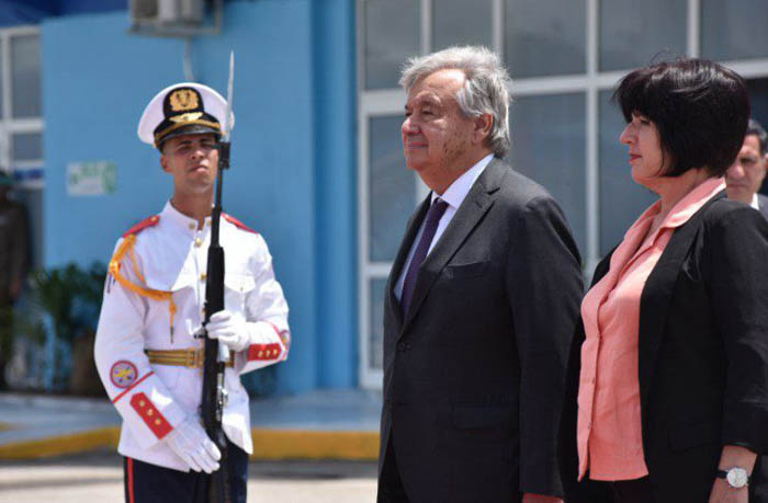 En La Habana, Secretario General de las Naciones Unidas