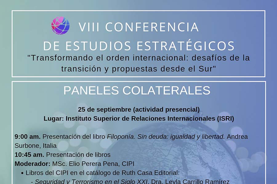 Debatirán en Cuba sobre actualidad internacional Debatirán en Cuba sobre actualidad internacional