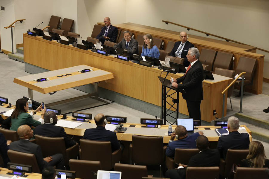 Cuba confirma en ONU voluntad de luchar contra cambio climático Cuba confirma en ONU voluntad de luchar contra cambio climático