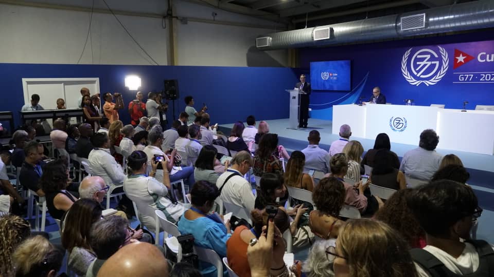 Cuba destaca relevancia del tema central de Cumbre G77 y China Cuba destaca relevancia del tema central de Cumbre G77 y China