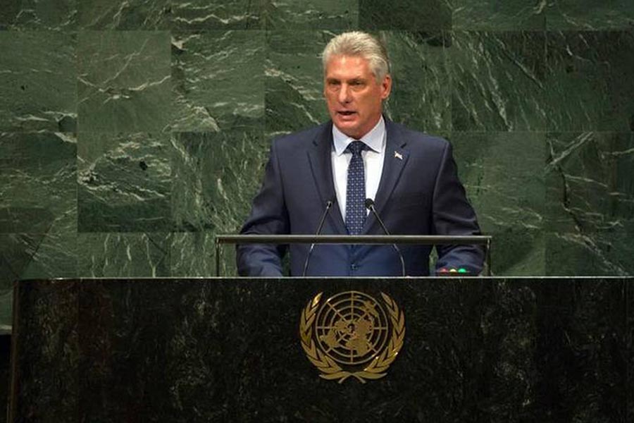 Intervendrá mañana Díaz-Canel en Debate de Naciones Unidas
