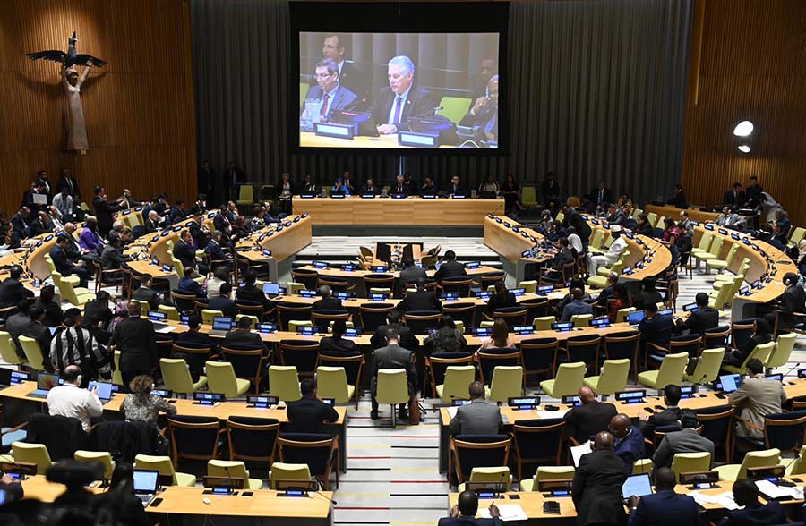 Intervención de Díaz-Canel en la Reunión Ministerial del G77 Intervención de Díaz-Canel en la Reunión Ministerial del G77