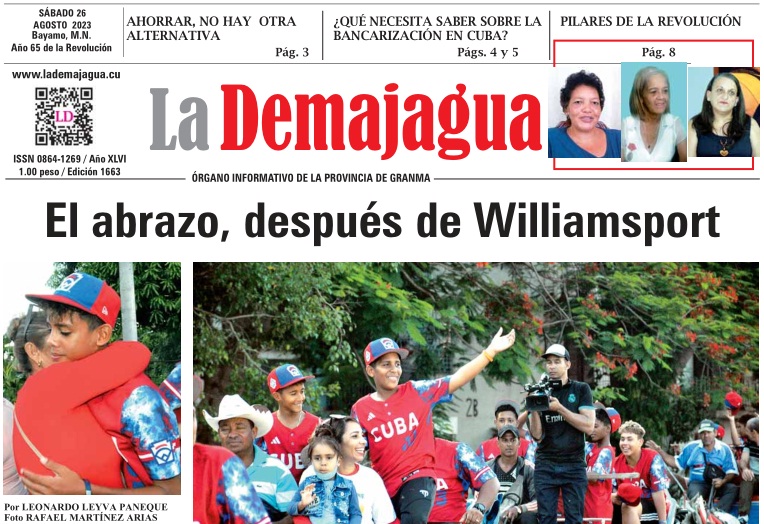 Edición impresa 1663 del semanario La Demajagua, sábado 26 de agosto de 2023 Edición impresa 1663 del semanario La Demajagua, sábado 26 de agosto de 2023