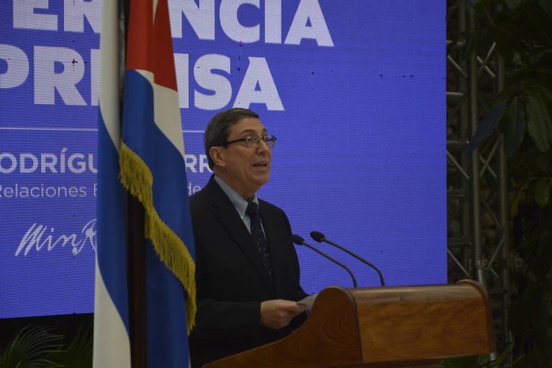 Denunció canciller daños provocados por bloqueo de EE. UU. a Cuba Denunció canciller daños provocados por bloqueo de EE. UU. a Cuba