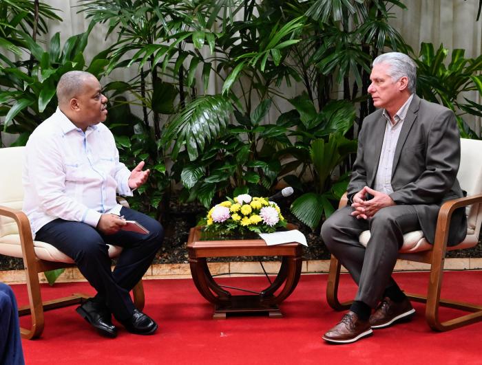 Destacó Díaz-Canel apoyo de Unicef a Cuba Destacó Díaz-Canel apoyo de Unicef a Cuba