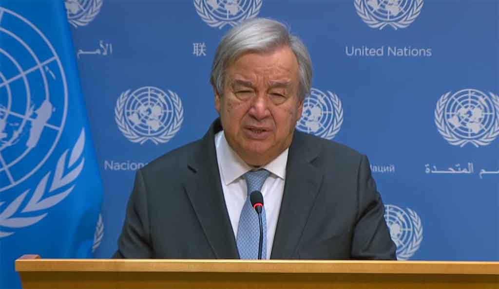 Guterres urge a evitar mayor escalada y efectos colaterales en Gaza Guterres urge a evitar mayor escalada y efectos colaterales en Gaza