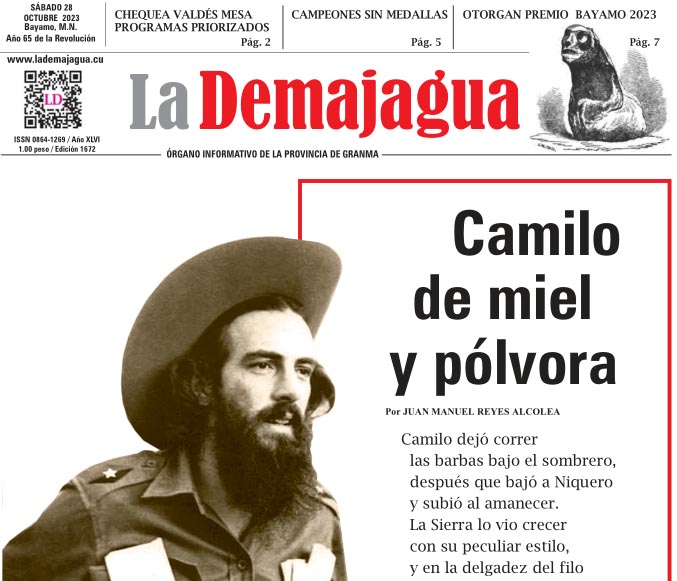 Edición impresa 1671 del semanario La Demajagua, sábado 28 de octubre de 2023 Edición impresa 1671 del semanario La Demajagua, sábado 28 de octubre de 2023