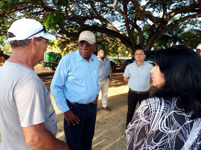 Continúa Valdés Mesa intercambio con productores agrícolas en Bayamo, Granma Continúa Valdés Mesa intercambio con productores agrícolas en Bayamo, Granma