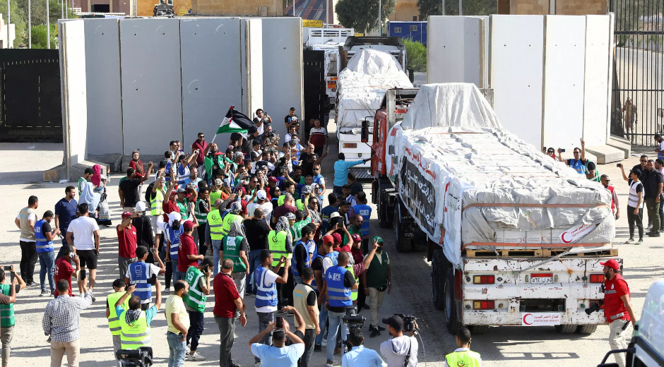 Paso de Rafah volvió a cerrarse tras arribo de ayuda humanitaria a la Franja de Gaza