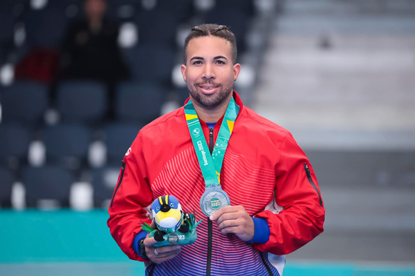 Plata inédita para Andy Pereira en tenis de mesa panamericano