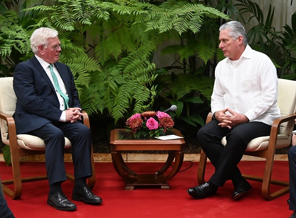 Recibe Díaz-Canel a Representante Especial de la Unión Europea para Derechos Humanos Recibe Díaz-Canel a Representante Especial de la Unión Europea para Derechos Humanos