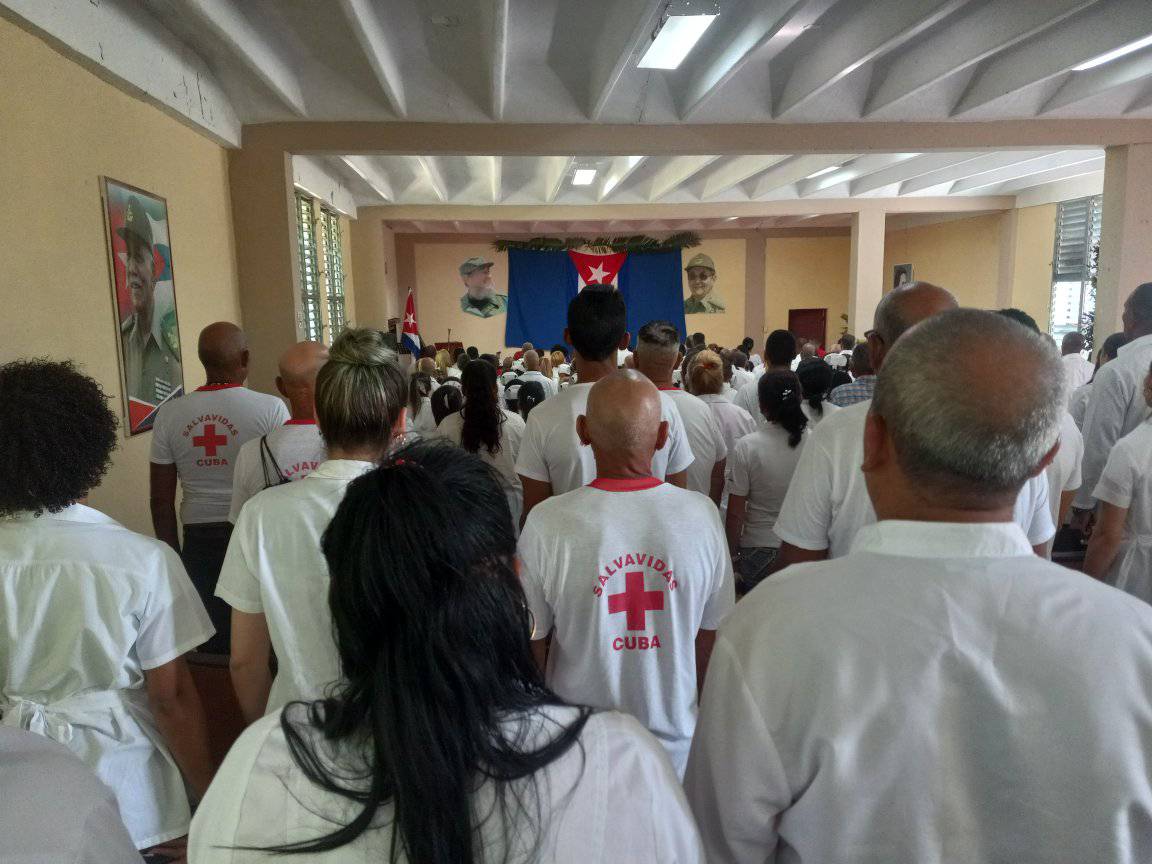 Trabajadores de la Salud reafirman su compromiso de proteger la vida del pueblo Trabajadores de la Salud reafirman su compromiso de proteger la vida del pueblo