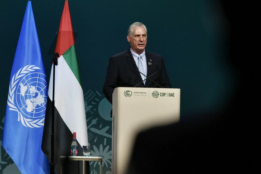 Cuba exhortó en COP28 a reconocer desaciertos y rectificarlos Cuba exhortó en COP28 a reconocer desaciertos y rectificarlos