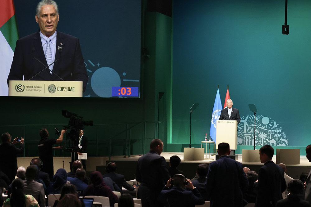 Discurso de Presidente de Cuba en Cumbre de Acción Climática (+ video) Discurso de Presidente de Cuba en Cumbre de Acción Climática (+ video)