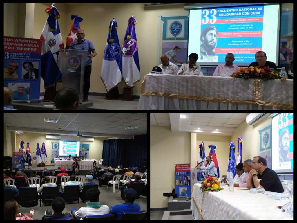 Comenzó en Dominicana 33 Encuentro Nacional de Solidaridad con Cuba (+Foto)