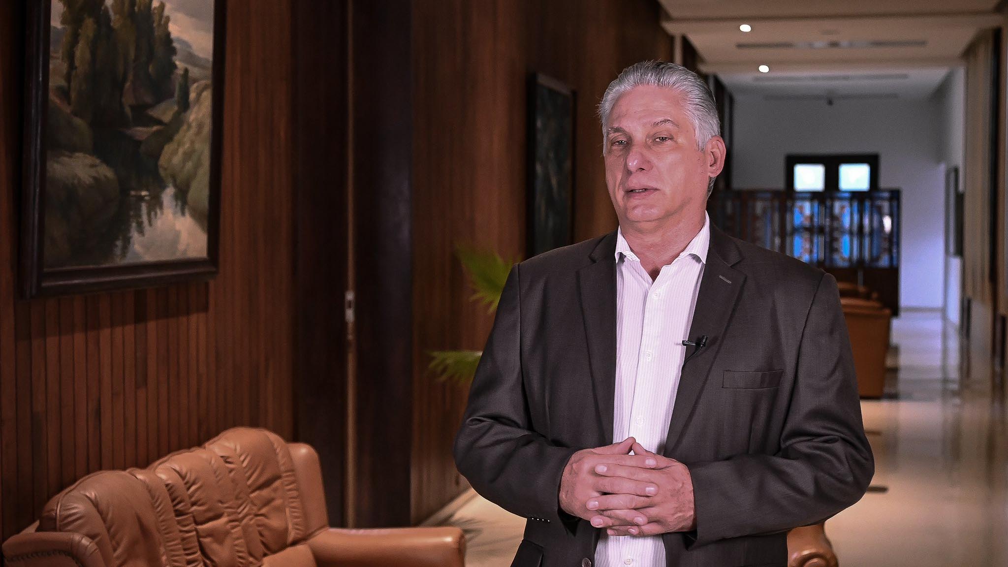 Declaraciones de Díaz-Canel sobre gira por el Medio Oriente