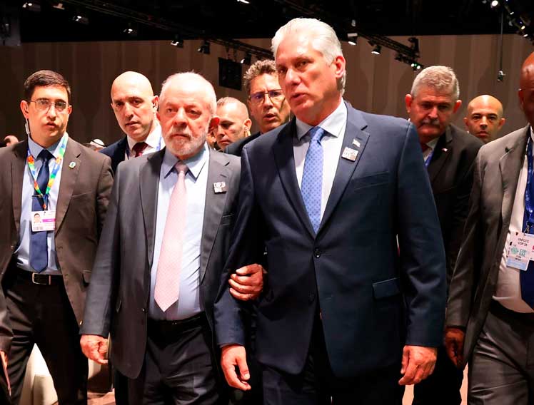 Presidente de Cuba exaltó encuentro con homólogo de Brasil Presidente de Cuba exaltó encuentro con homólogo de Brasil