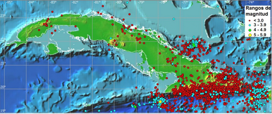 Informe del Cenais revela 14 terremotos perceptibles en Cuba durante 2023 Informe del Cenais revela 14 terremotos perceptibles en Cuba durante 2023