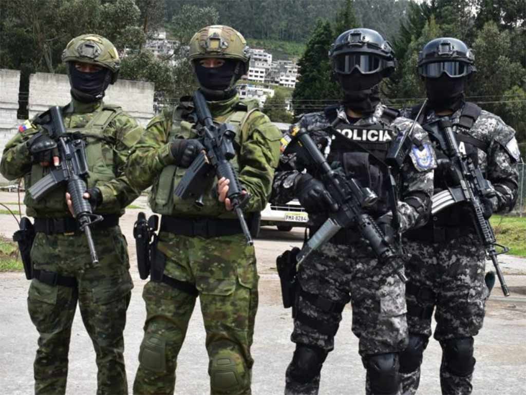 Más de mil detenidos en operativos militares en Ecuador Más de mil detenidos en operativos militares en Ecuador