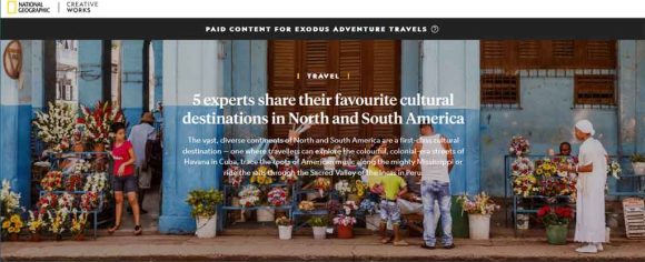 Cuba seleccionada por National Geographic como el primer destino cultural en América Cuba seleccionada por National Geographic como el primer destino cultural en América