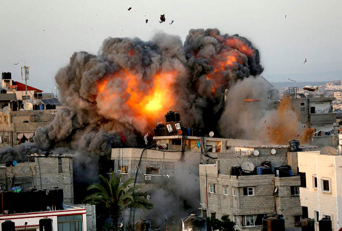 Ejército israelí continúa bombardeos contra Gaza Ejército israelí continúa bombardeos contra Gaza