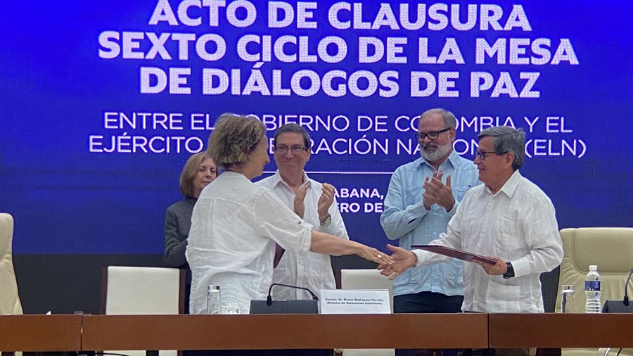 Cuba reitera compromiso con la paz en Colombia Cuba reitera compromiso con la paz en Colombia