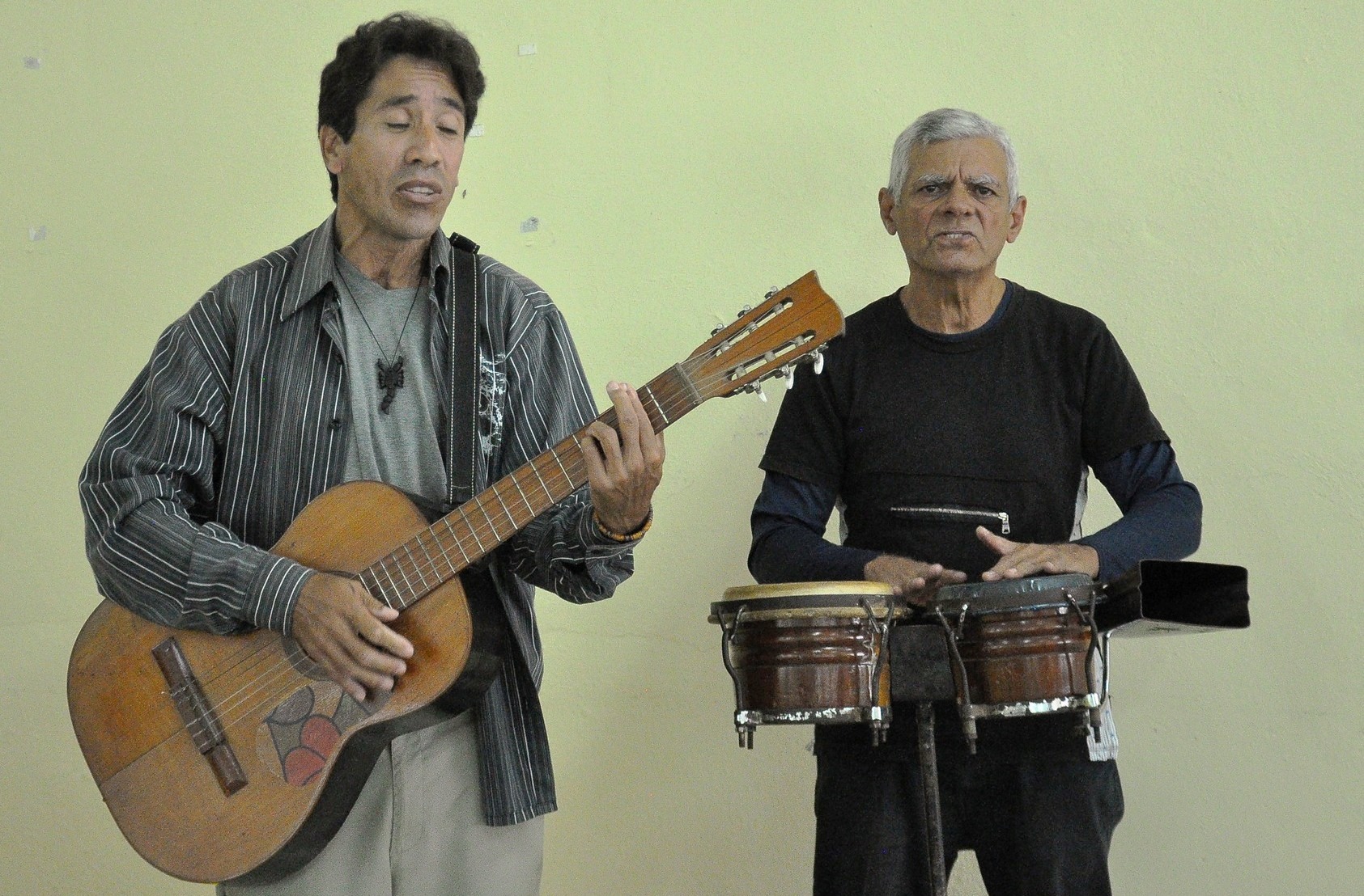 Maykel y Luis, en la escena comunitaria