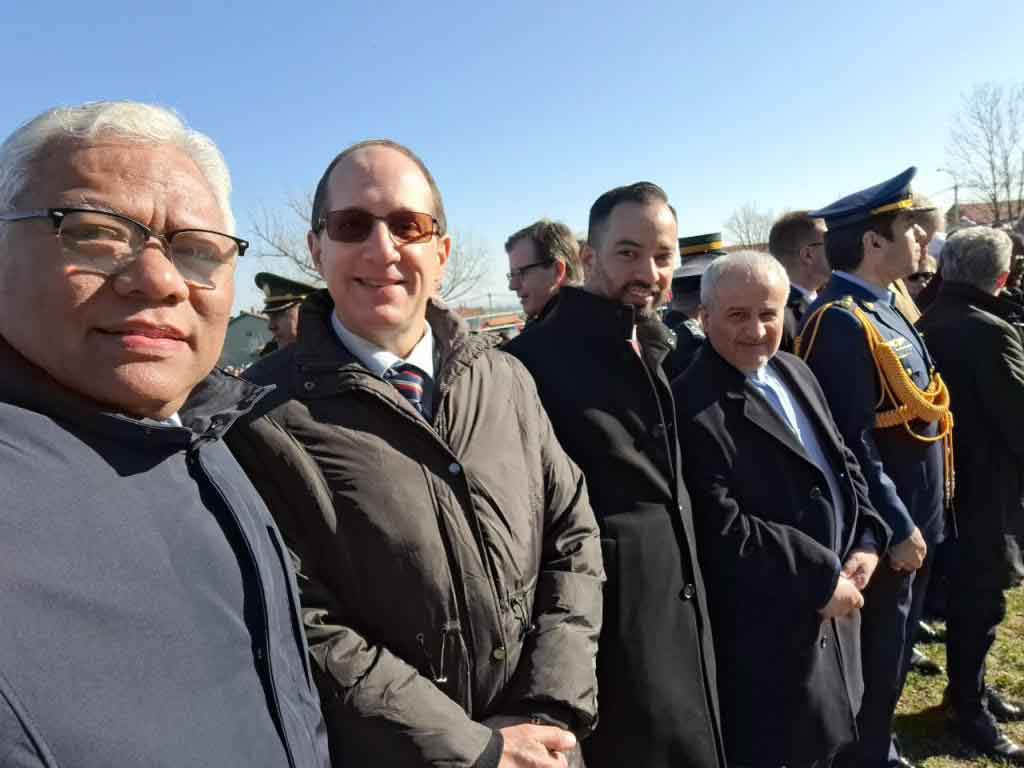 Asiste embajador de Cuba a ceremonia por Día del Estado Serbio