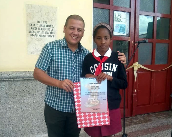 Obtiene pionera campechuelense mención en concurso provincial Obtiene pionera campechuelense mención en concurso provincial