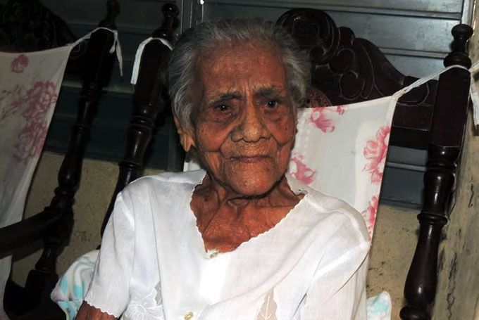 Ibis García Quintana, 102 años de edad Ibis García Quintana, 102 años de edad