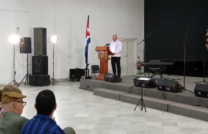 Discurso Díaz-Canel por aniversario 65 de Casa de las Américas