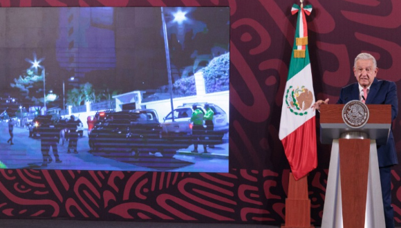 López Obrador revela videos del asalto a Embajada de México en Ecuador López Obrador revela videos del asalto a Embajada de México en Ecuador