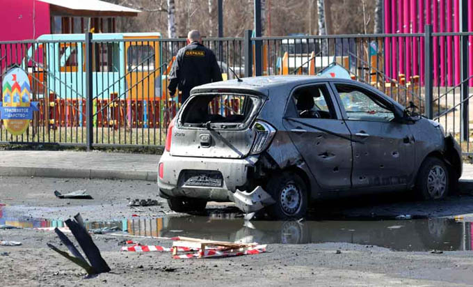 Ataque ucraniano contra ciudad de Bélgorod deja nueve heridos
