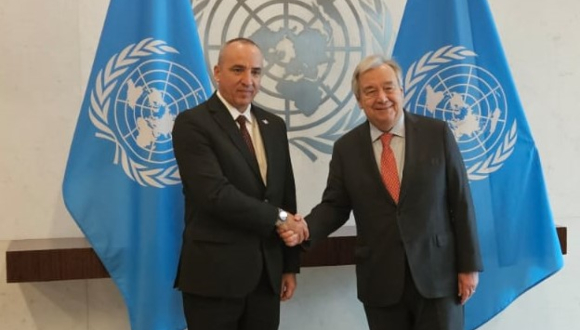 Ernesto Soberón presenta cartas credenciales como nuevo representante de Cuba ante la ONU Ernesto Soberón presenta cartas credenciales como nuevo representante de Cuba ante la ONU