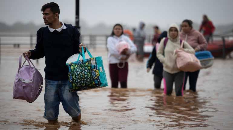 Frío y vientos castigarán ahora a damnificados en estado brasileño Frío y vientos castigarán ahora a damnificados en estado brasileño