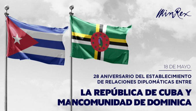 Cuba reitera voluntad de estrechar nexos con Dominica Cuba reitera voluntad de estrechar nexos con Dominica