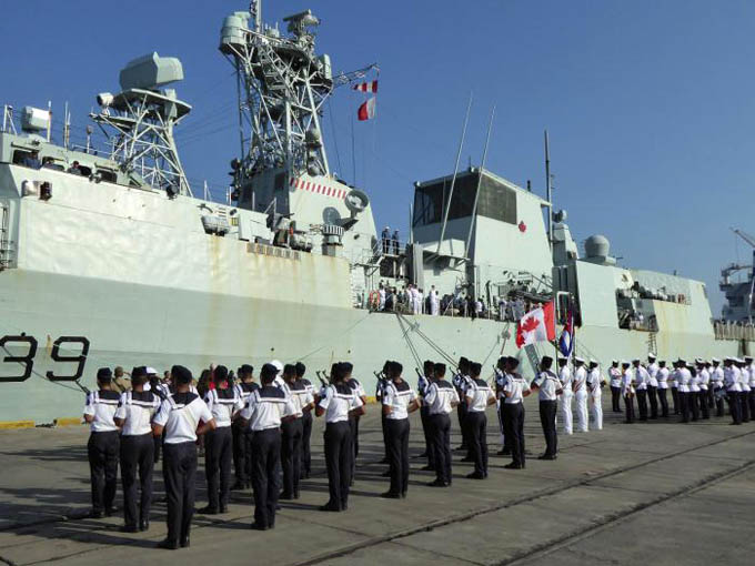 Arribará a Cuba buque de la Armada Real de Canadá