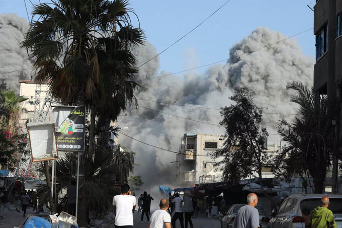 Guerra en Gaza provoca grandes emisiones de gases contaminantes Guerra en Gaza provoca grandes emisiones de gases contaminantes