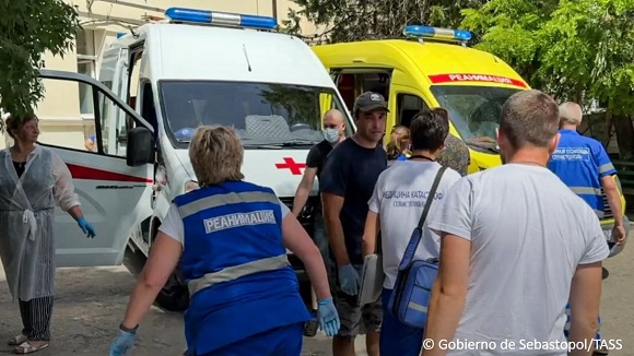 Ataque ucraniano a Sebastopol deja cuatro muertos y más de cien heridos