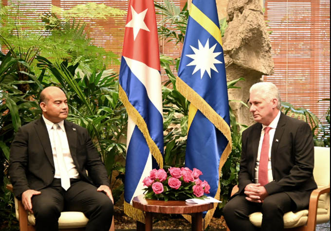Cuba y Nauru fortalecen nexos bilaterales para el desarrollo